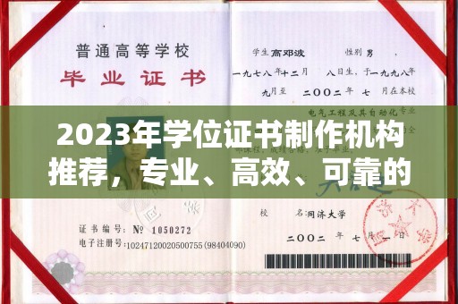 拉萨2023年学位证书制作机构推荐，专业、高效、可靠的解决方案