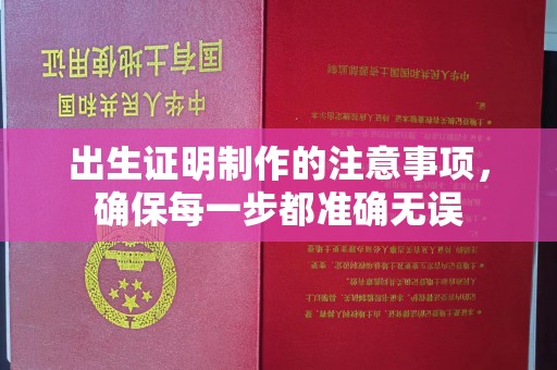 拉萨出生证明制作的注意事项，确保每一步都准确无误