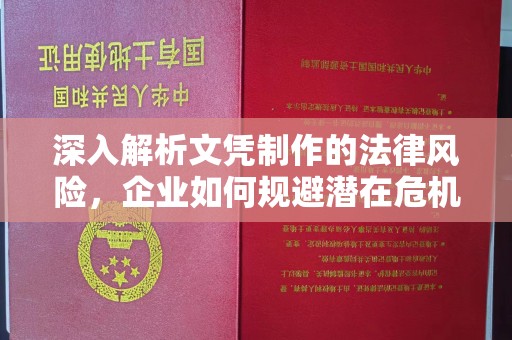 拉萨深入解析文凭制作的法律风险，企业如何规避潜在危机