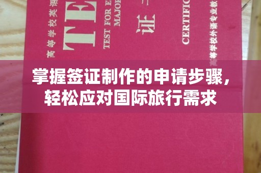 拉萨掌握签证制作的申请步骤，轻松应对国际旅行需求