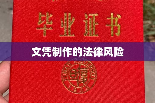 拉萨文凭制作的法律风险